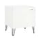 Manhattan Comfort DUMBO 2.0 Nightstand in White and Rustic Grey, 2PK 2-NS002-WG - alternate 4